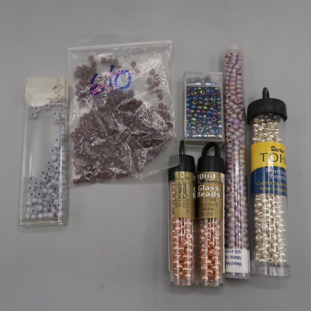 Lot of 6/0‎  small Glass Seed Beads Color Jewlery making Crafts